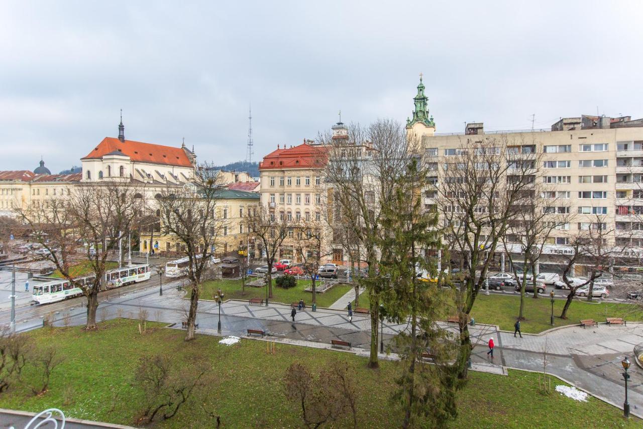 Біля Дзиги Сучасна Квартира На Вулиці Вірменській 35 Lviv Eksteriør bilde